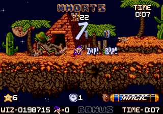 Wiz 'n' Liz The Frantic Wabbit Wescue screenshot 3 for Sega Mega Drive